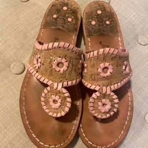 Blush and cork Jack Rogers sandal